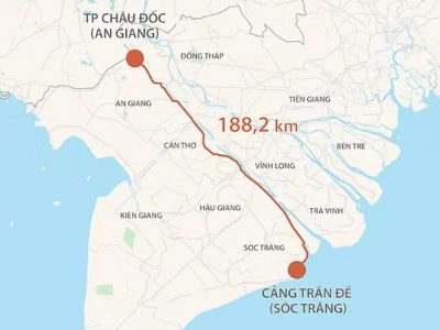 cao tốc Châu Đốc - Cần Thơ - Sóc Trăng